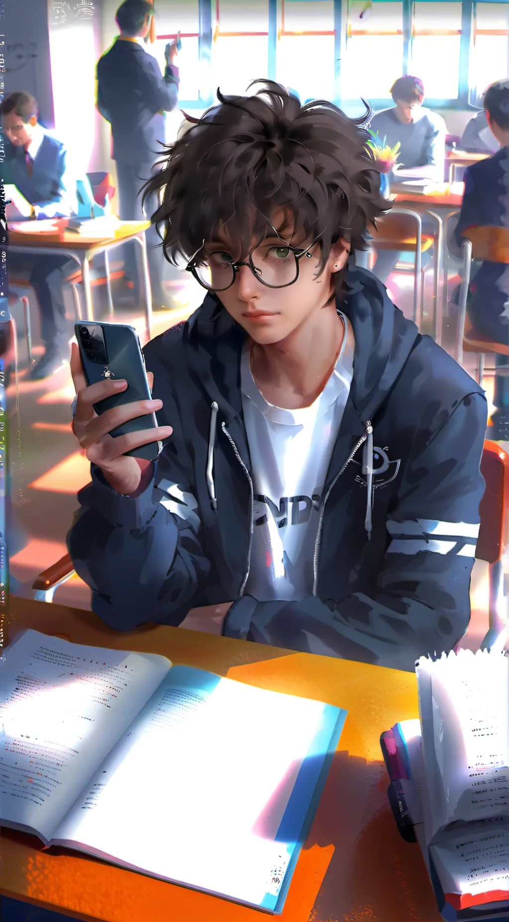 ai character: Alex background