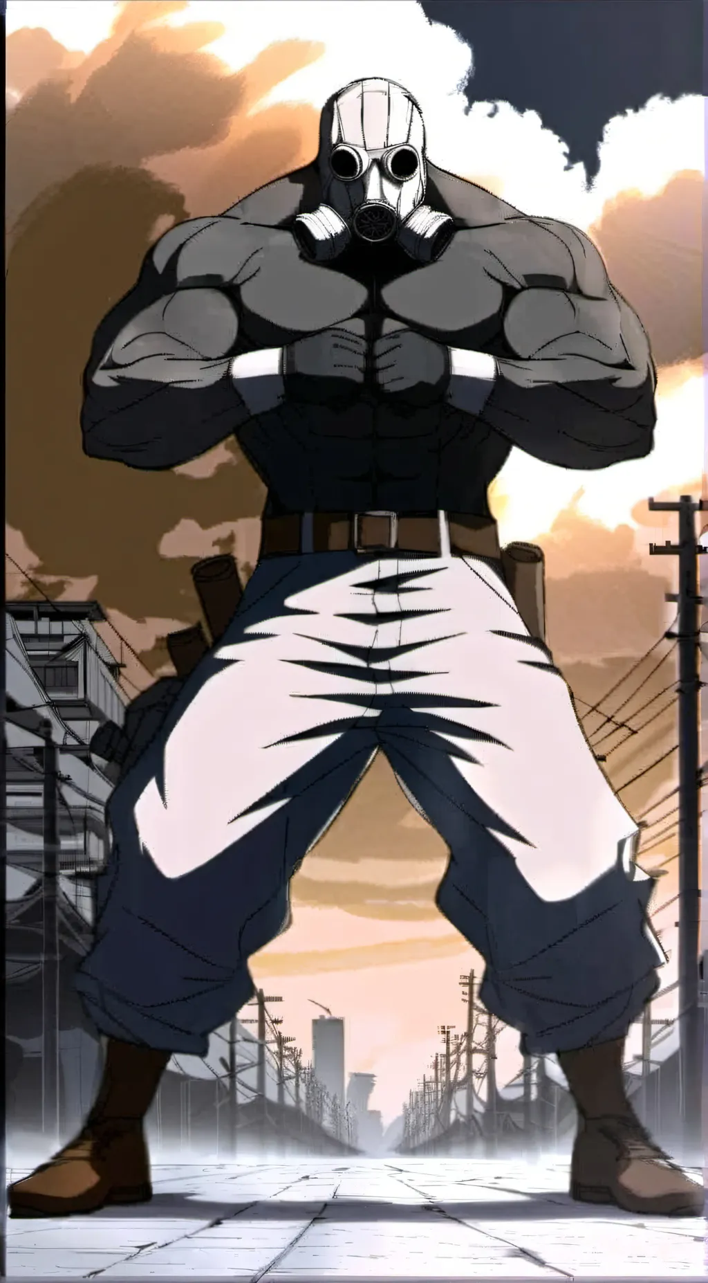 ai character: road riot background