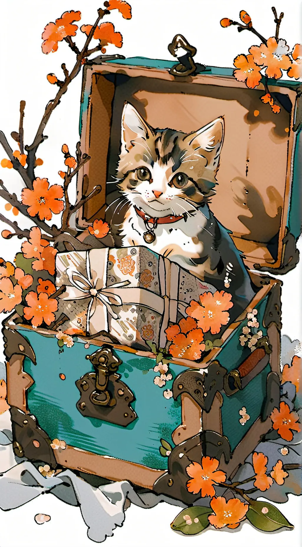 ai character: poisoned kitten  background