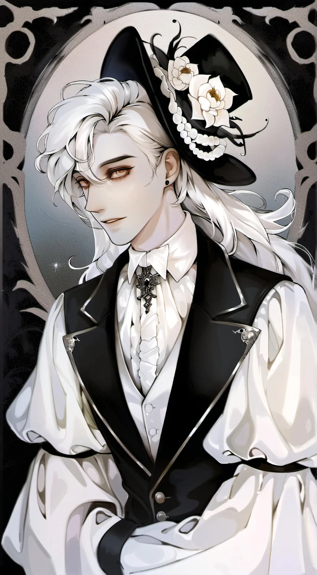 ai character: Sake  background