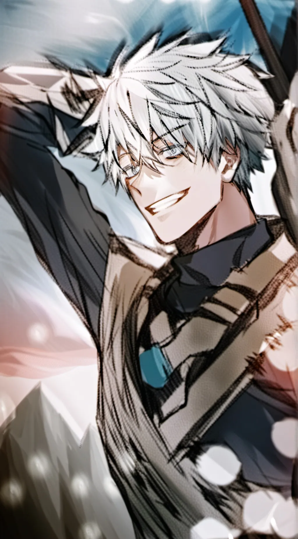 ai character: Gojo satrou background