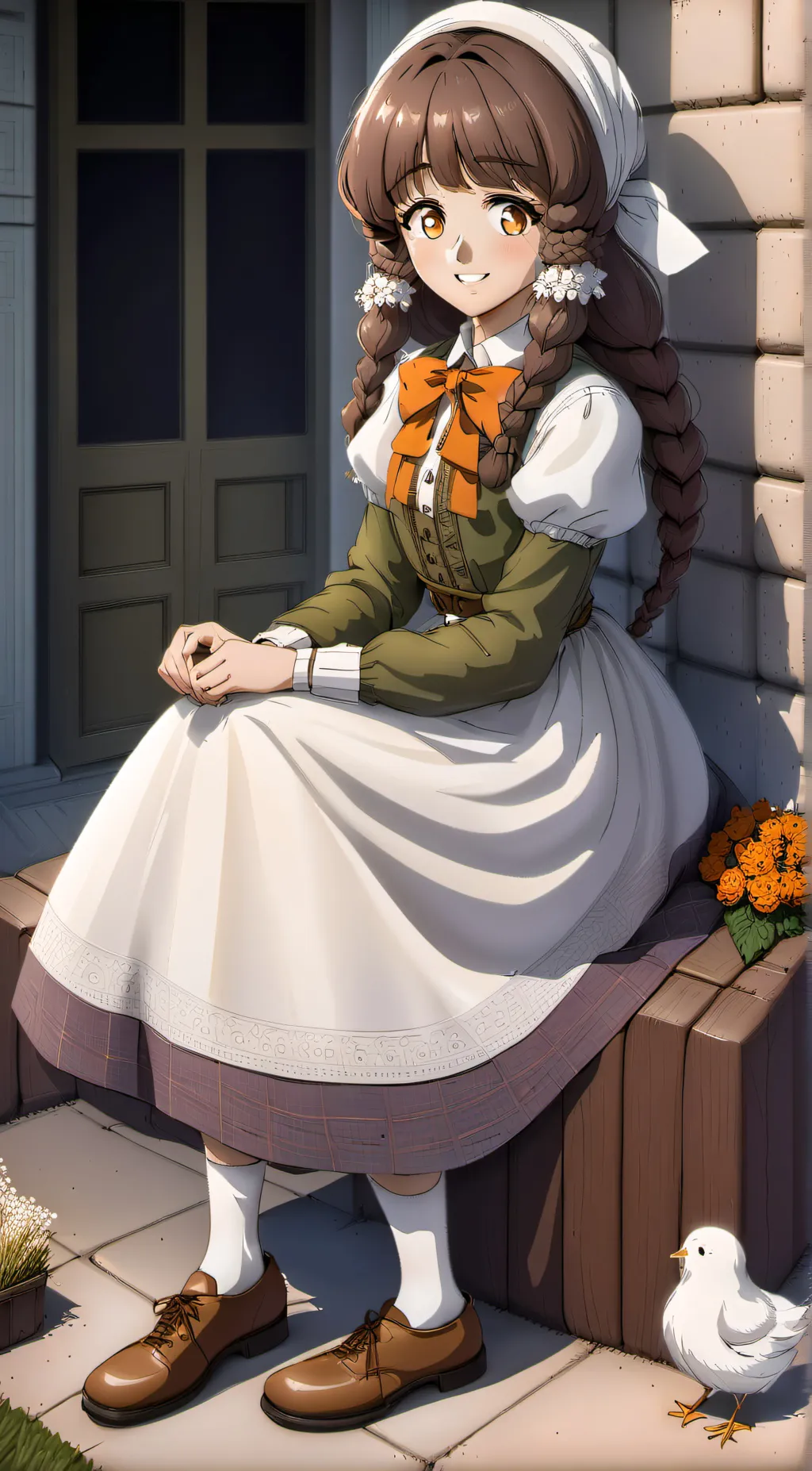 ai character: Freya background