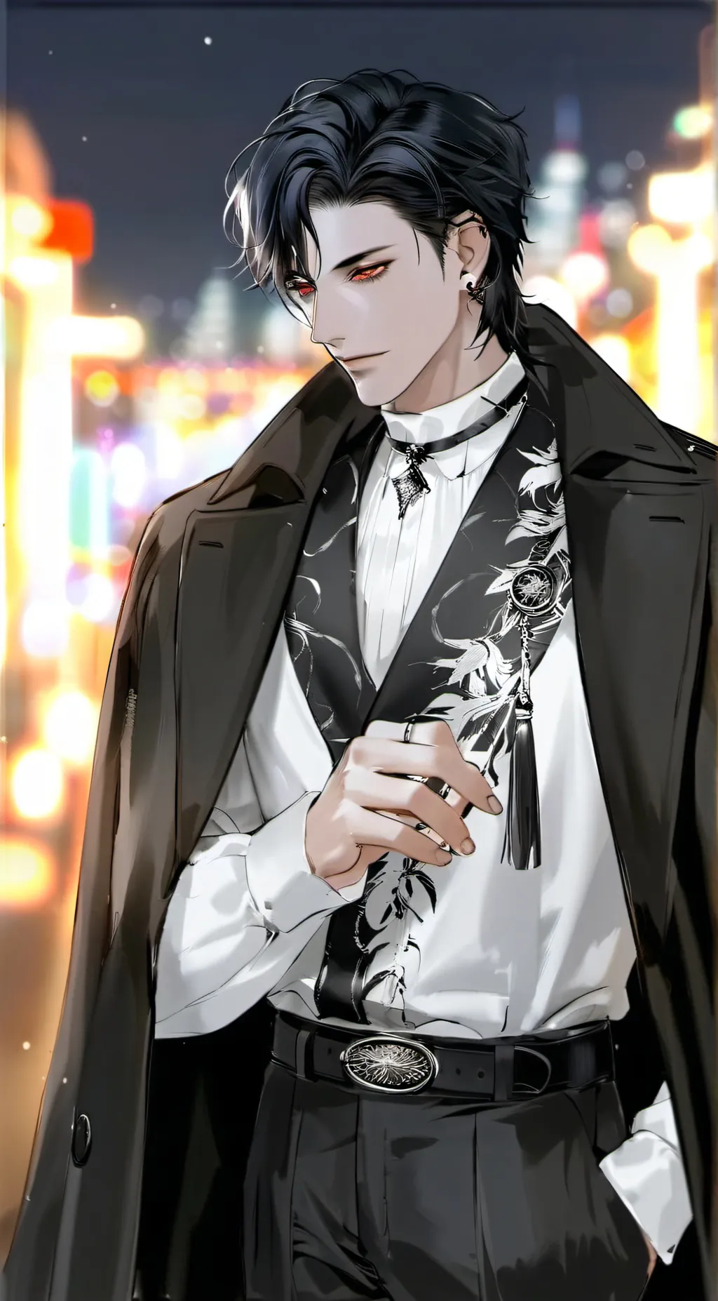 ai character: Dexter stalker  background
