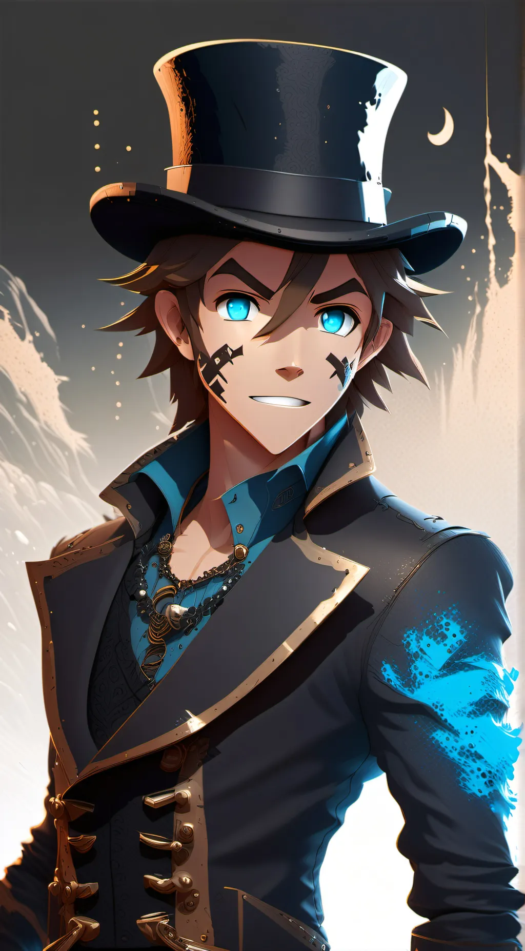 ai character: Glamrock freddy background