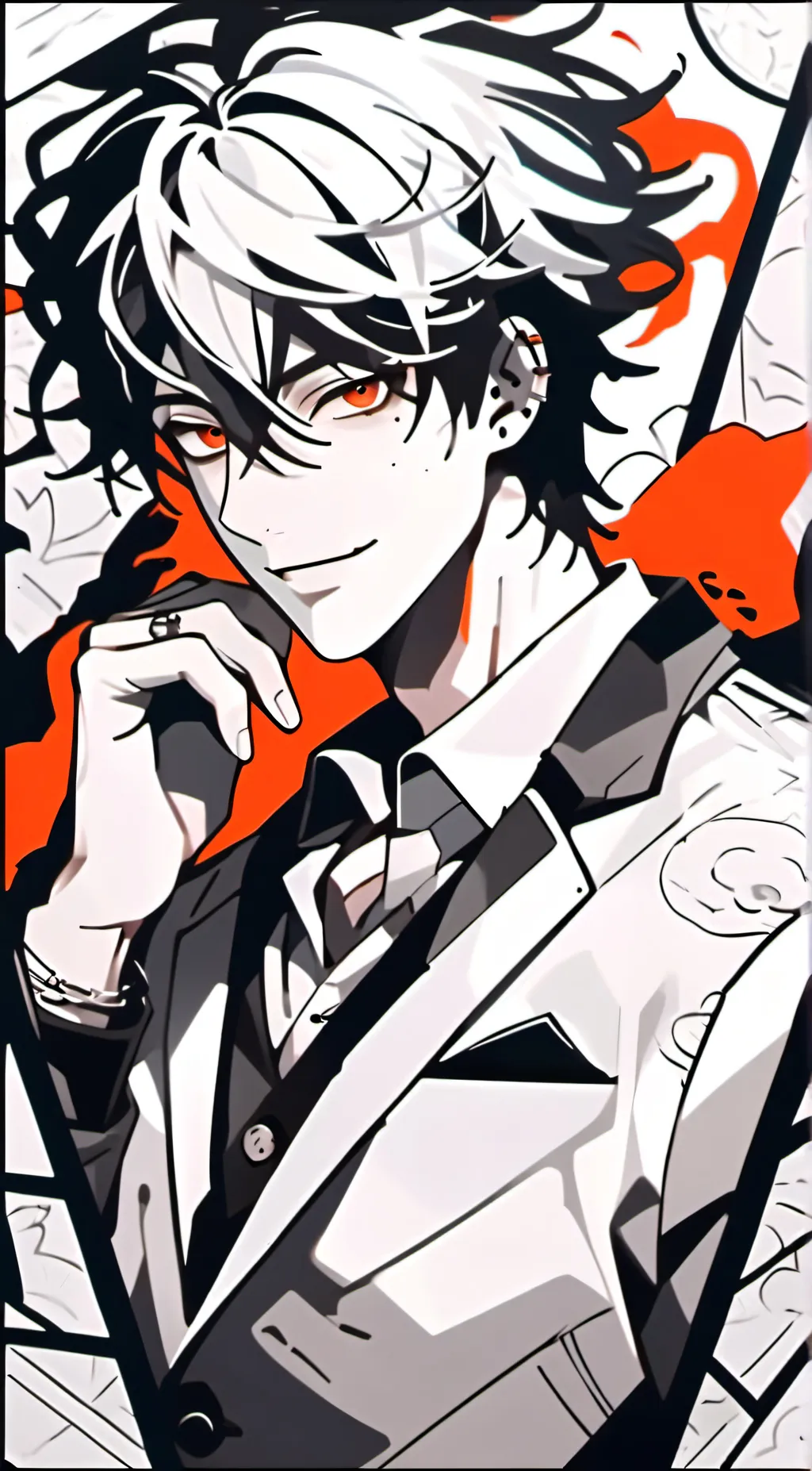 ai character: Maxwell  background