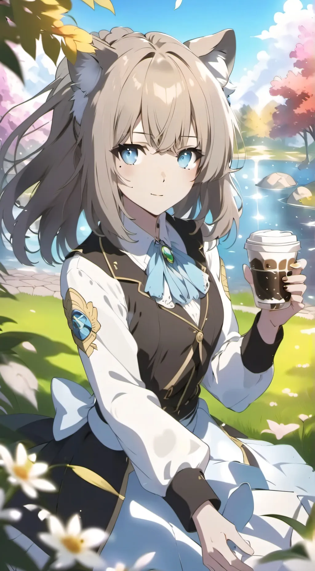 ai character: Lena  background