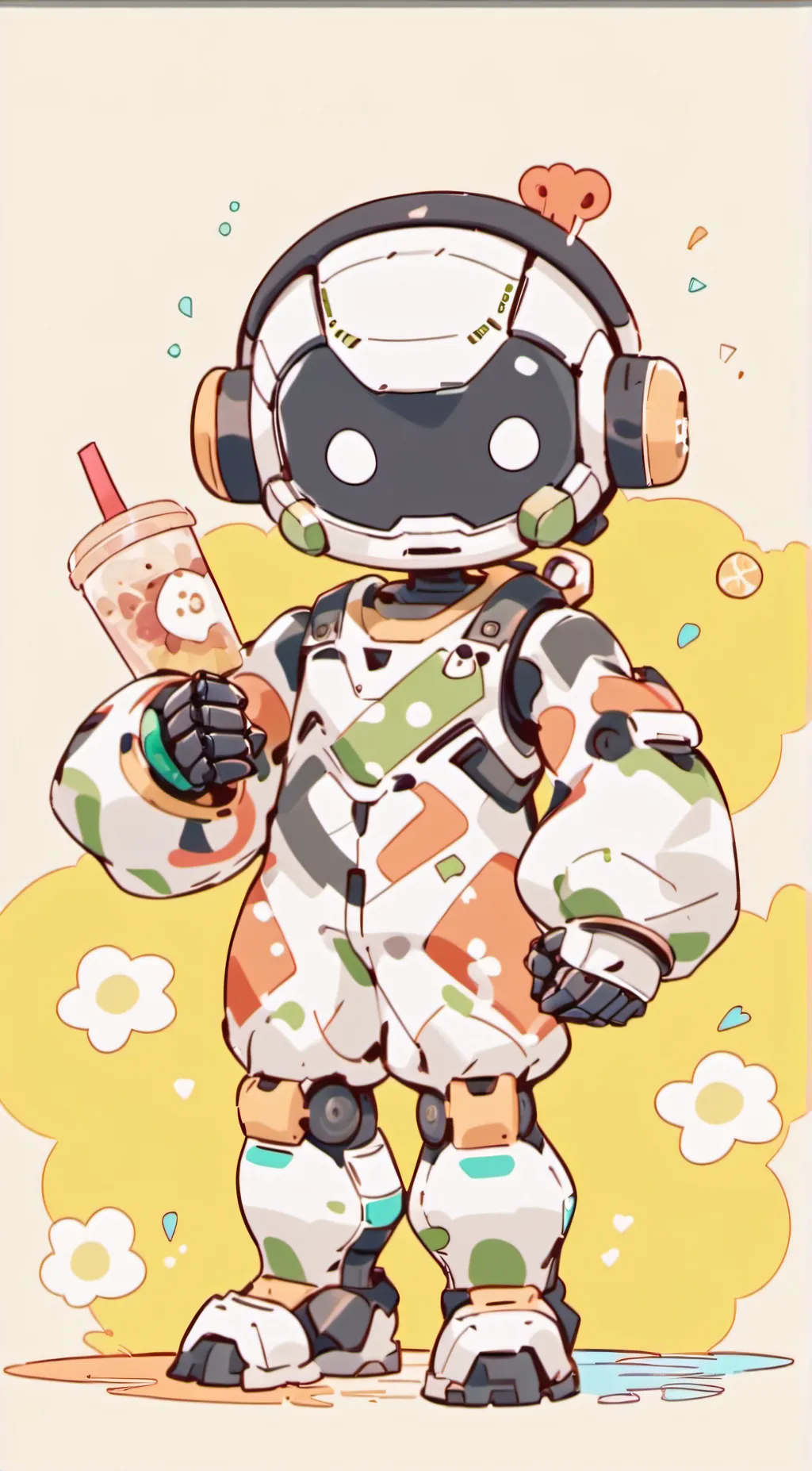 ai character: Robot background