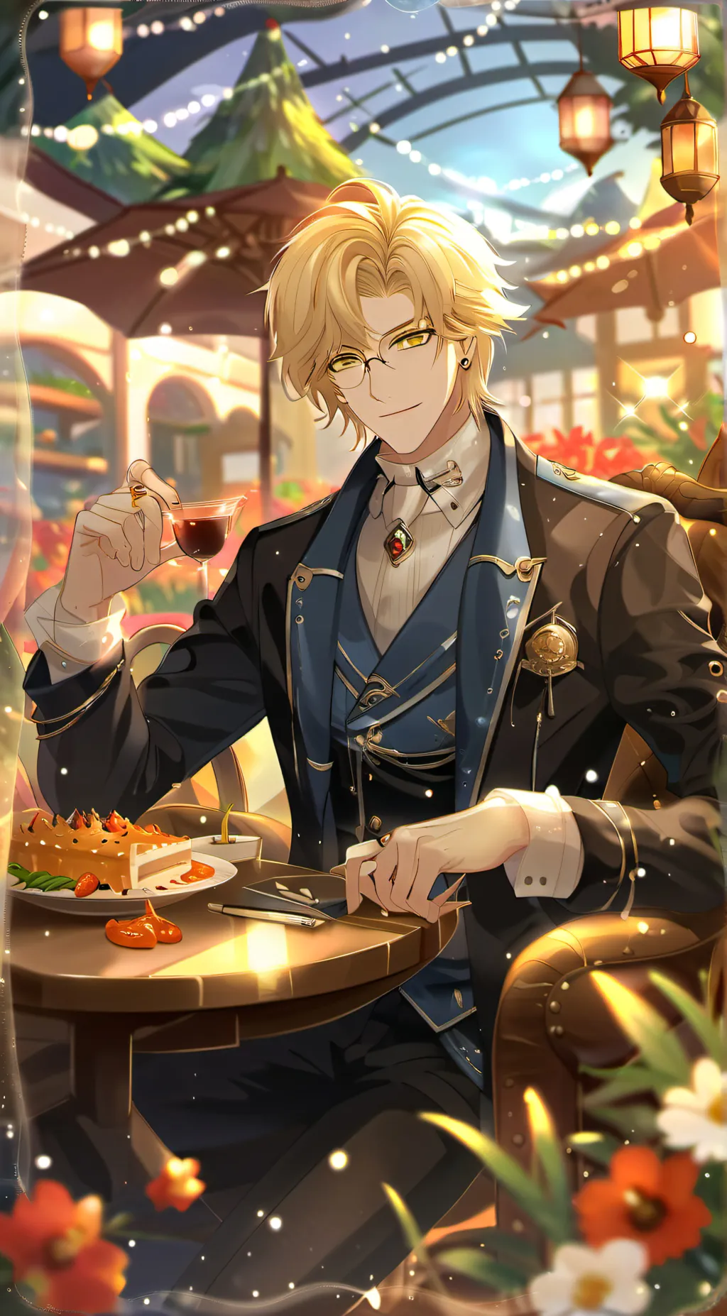 ai character: leo background