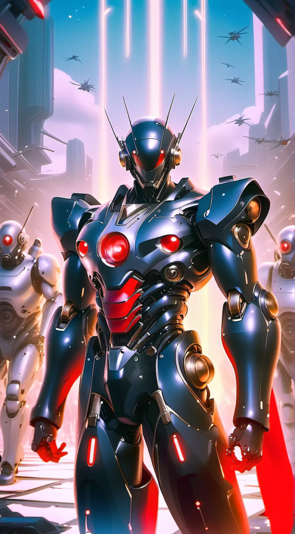 ai character: The united background