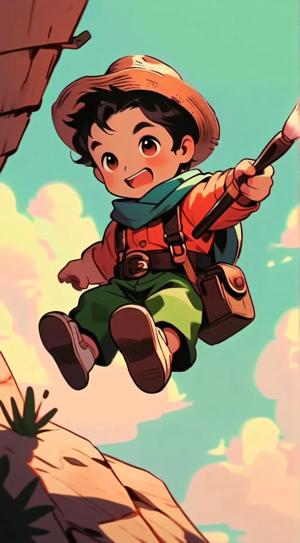 ai character: Soft Michael  background