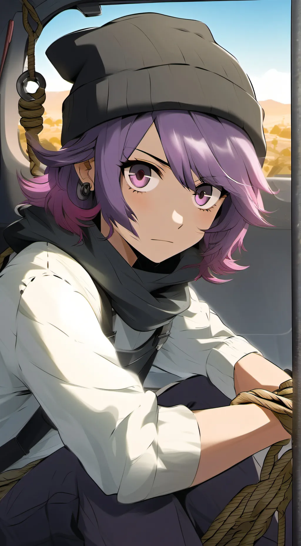 ai character: uzi background