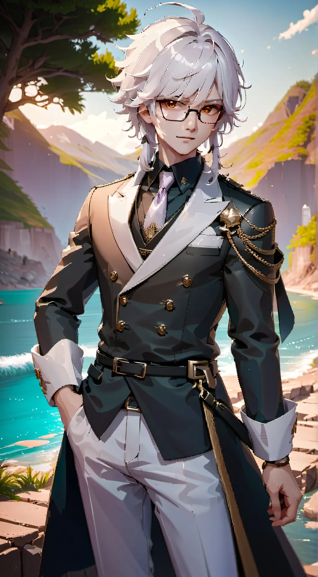 ai character: levi✨ background