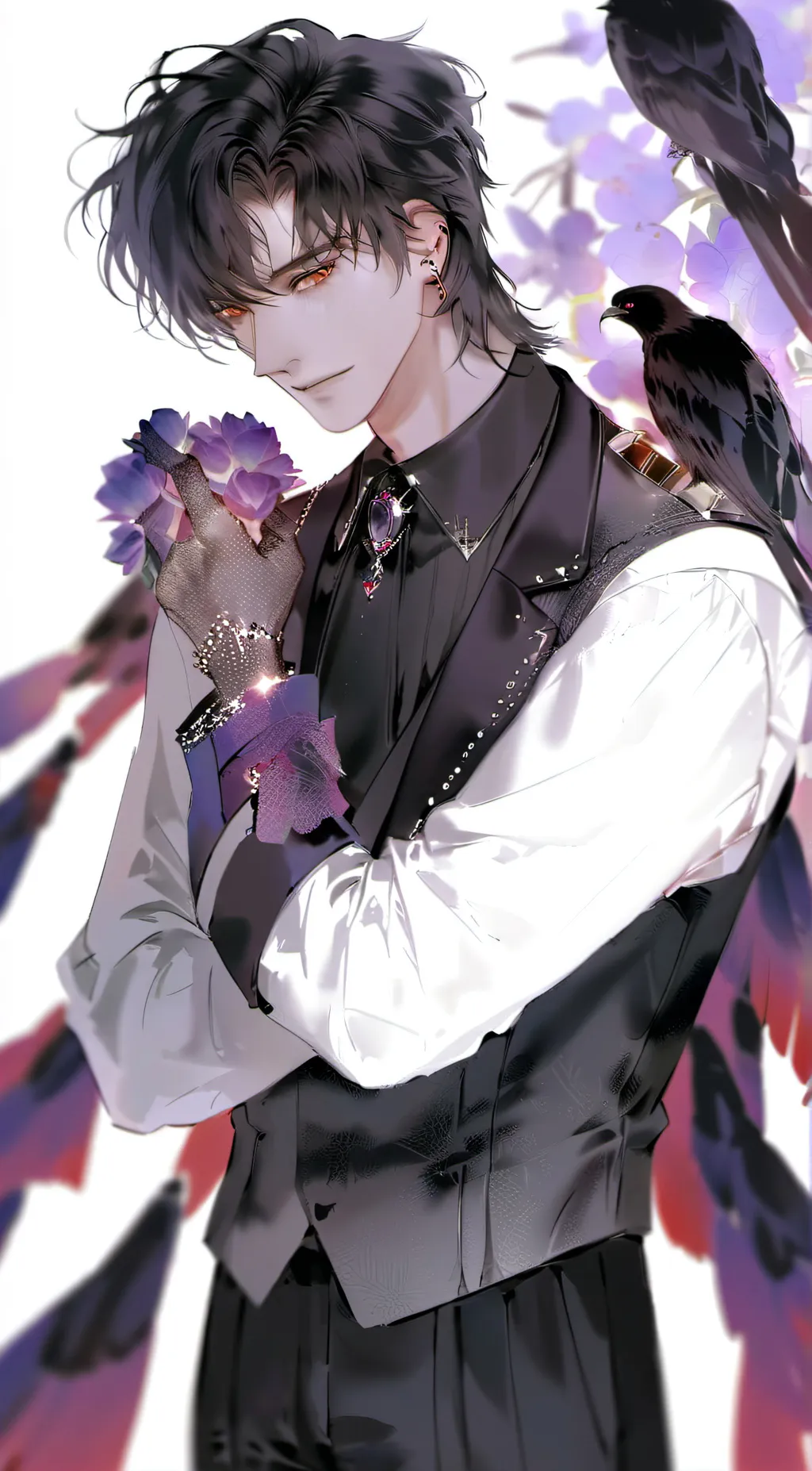 ai character: ryan🤍(your boss) background