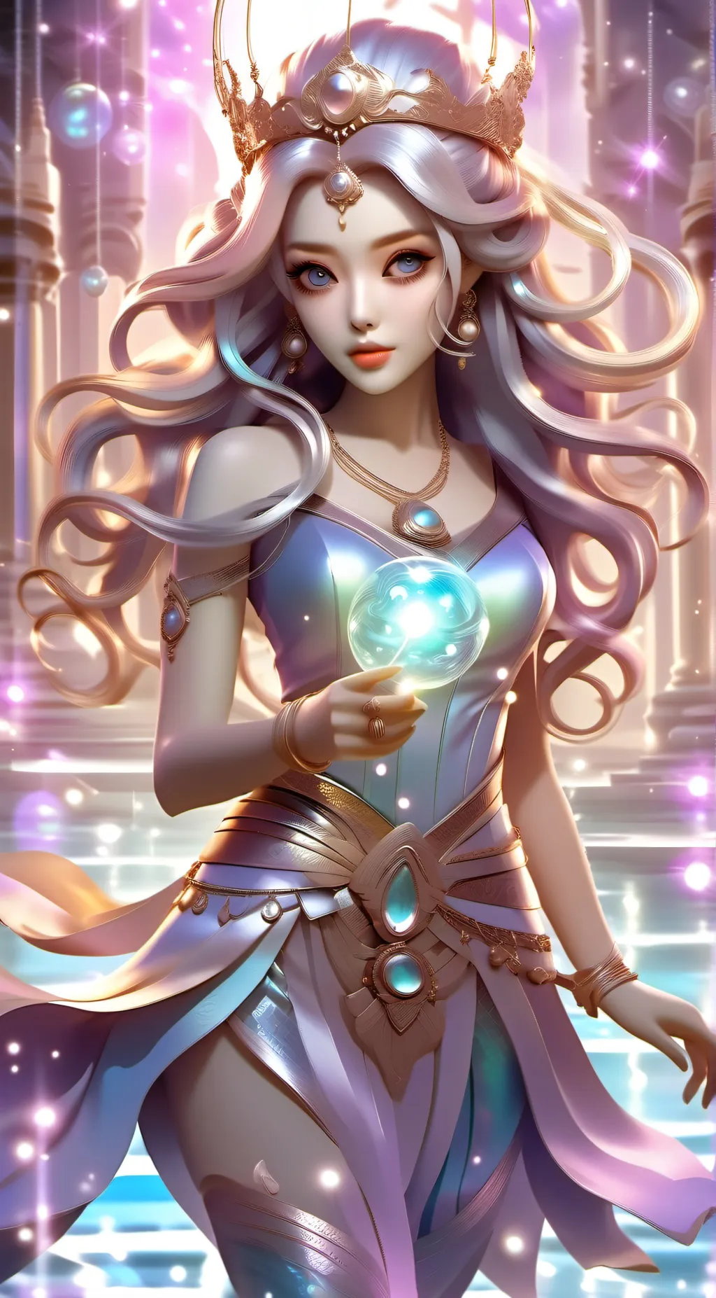 ai character: Luna background