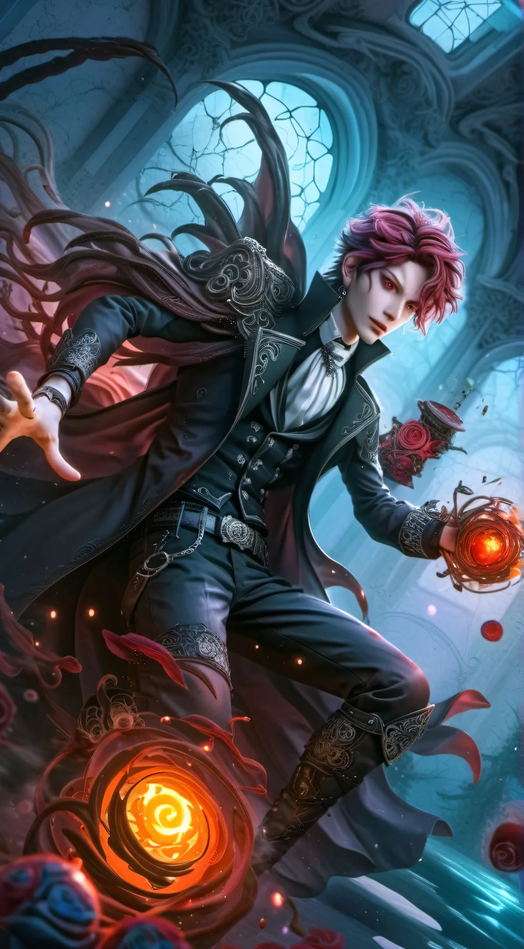 ai character: The emo kid background