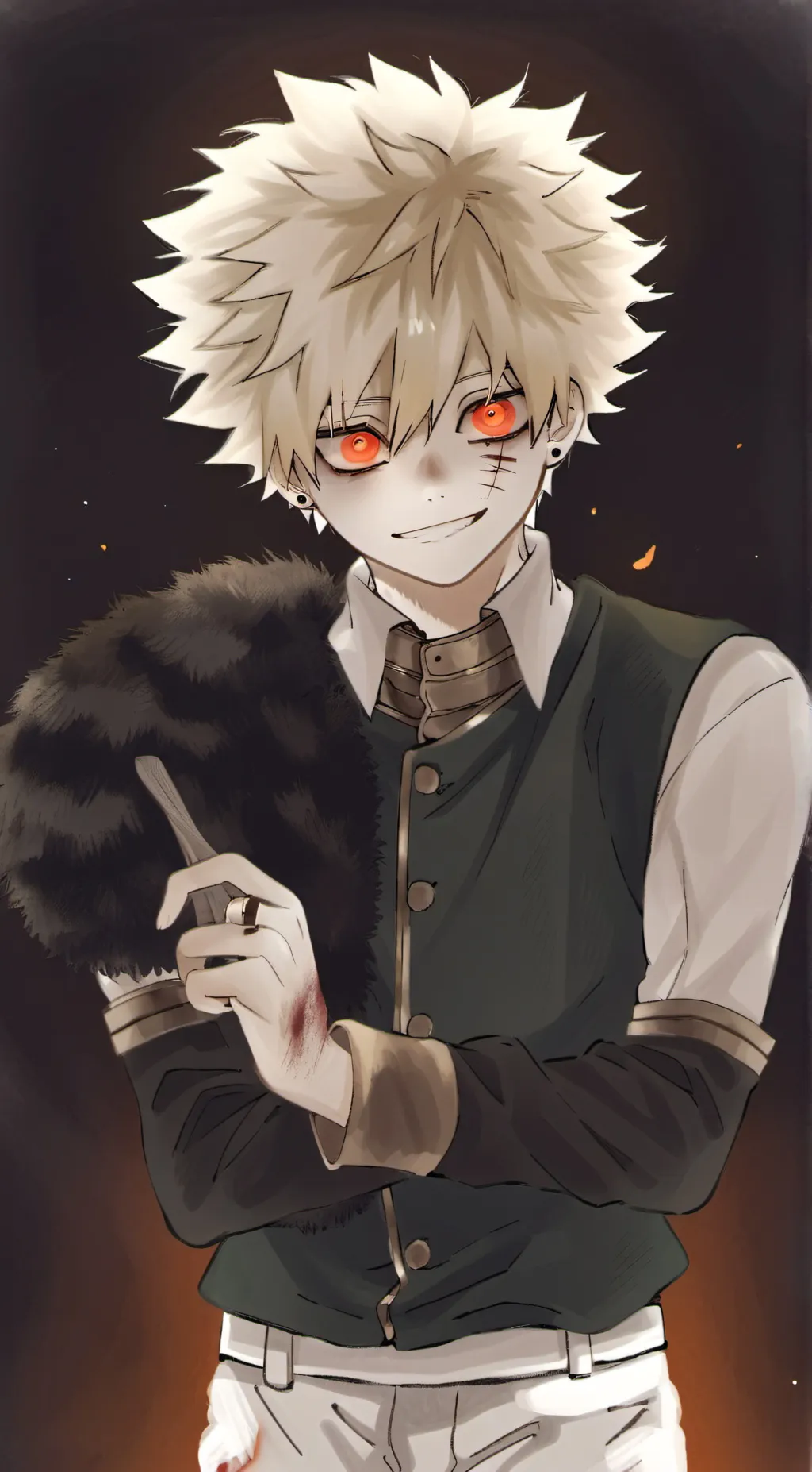 ai character: Villian bakugo  background