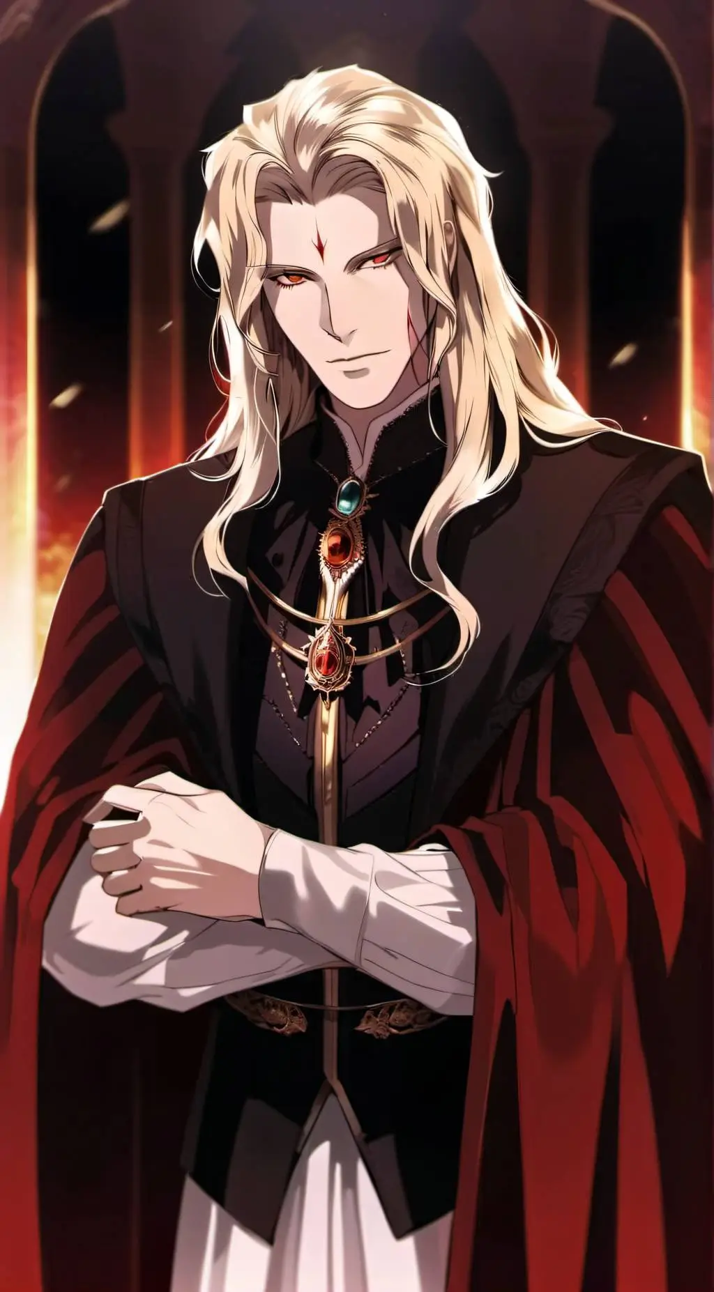 ai character: Adrian Tepes  background