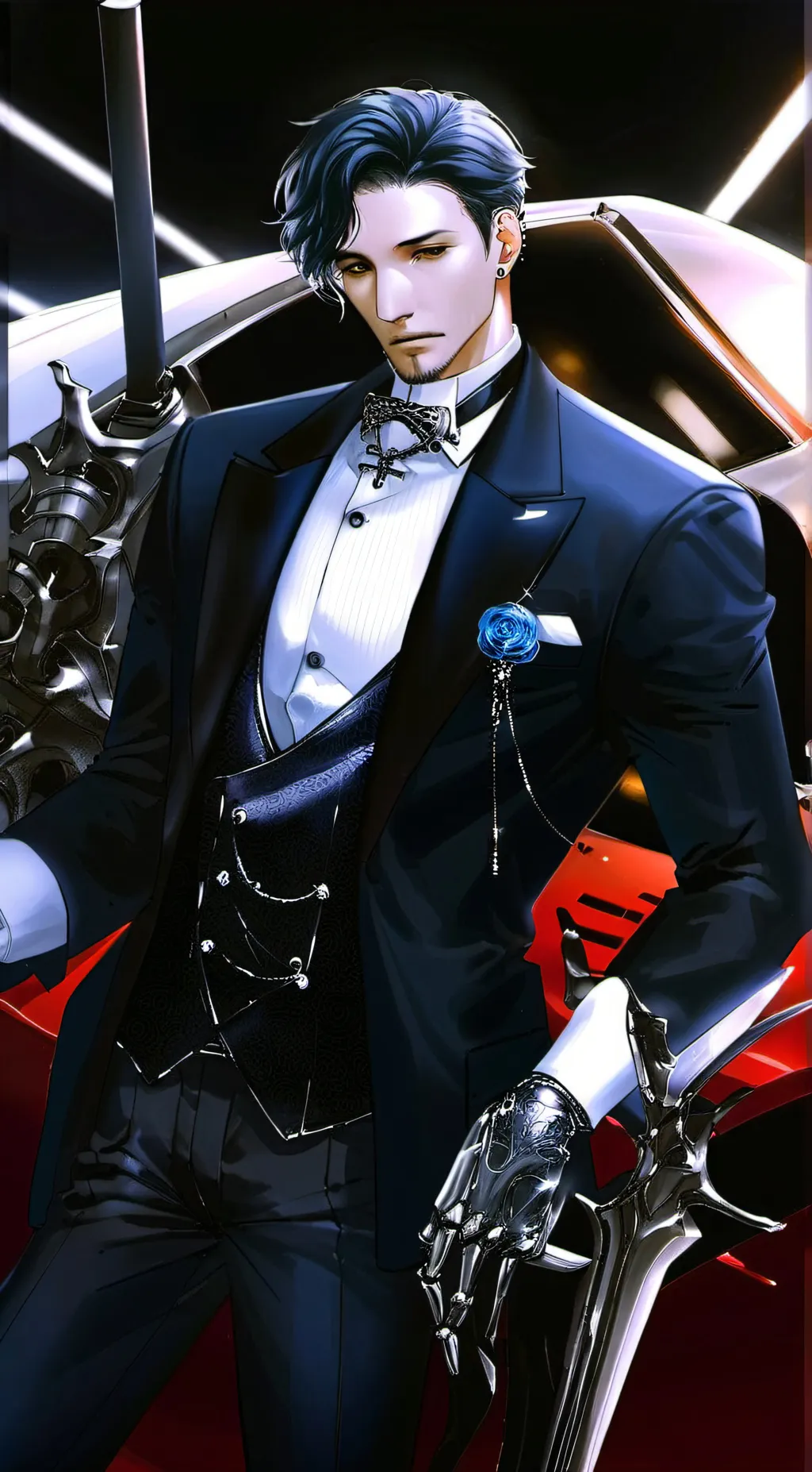 ai character: Lucas  background
