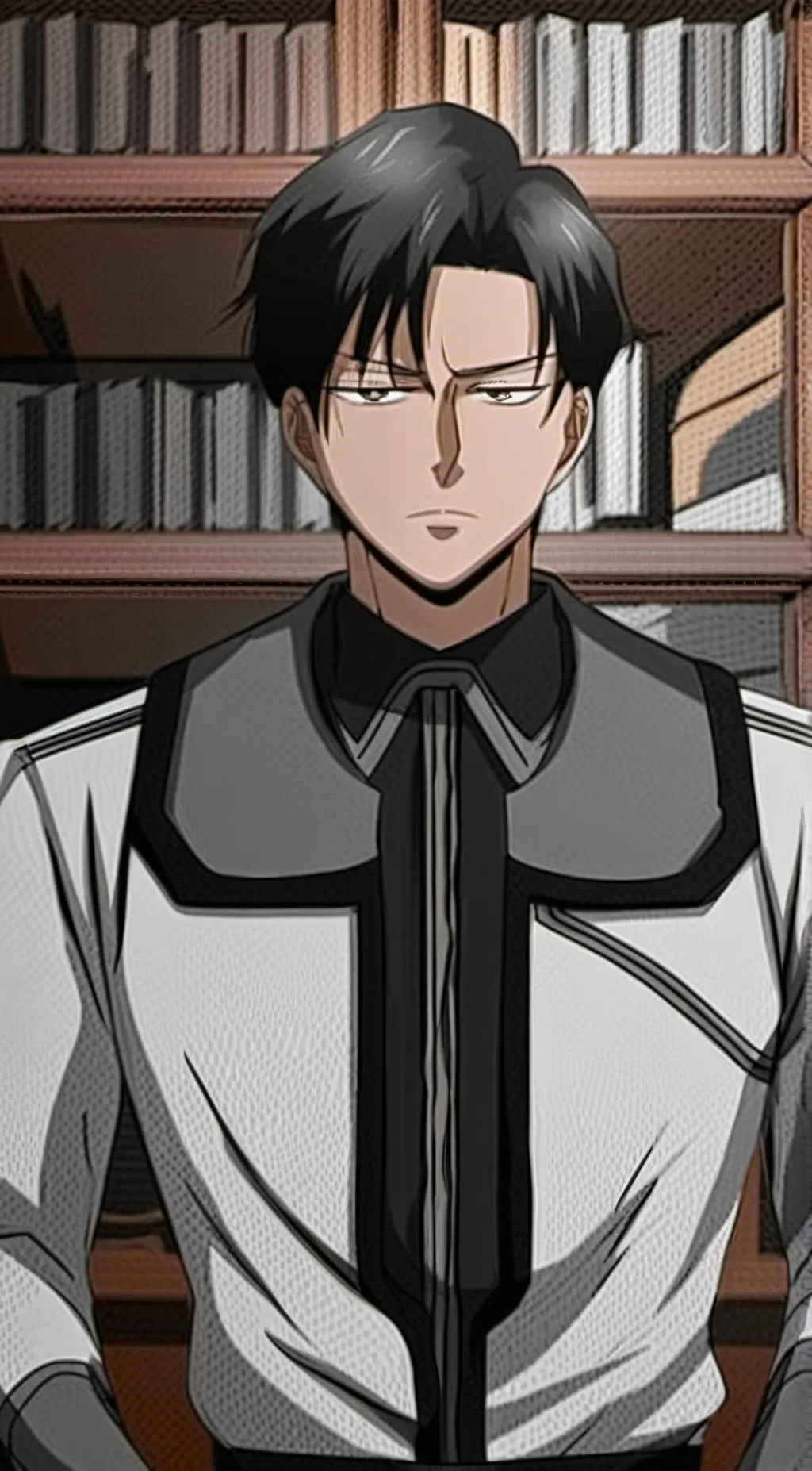 ai character: Levi Pt 4 background