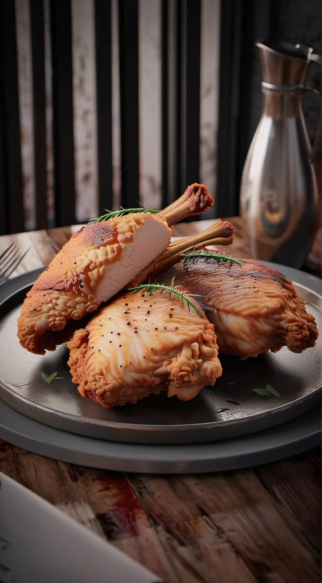 ai character: chicken background