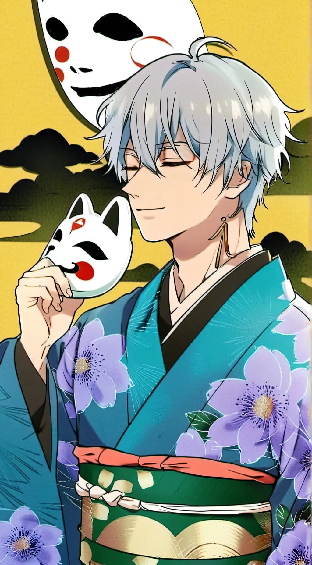 ai character: Gin background