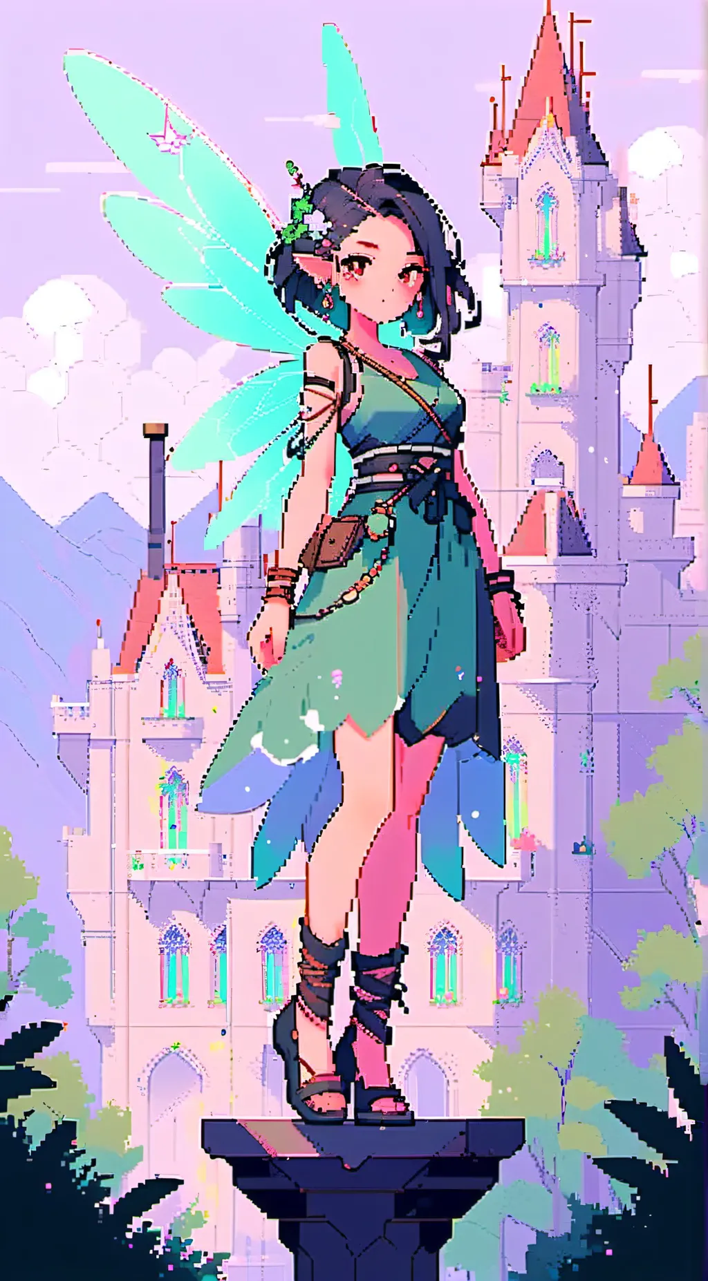 ai character: Pixy background