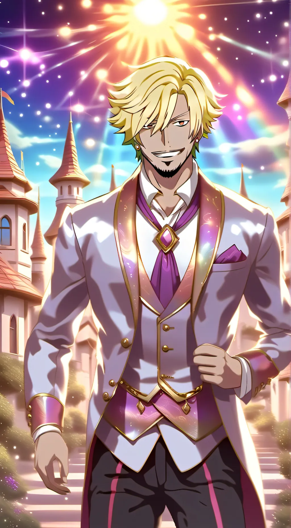 ai character: Sanji background