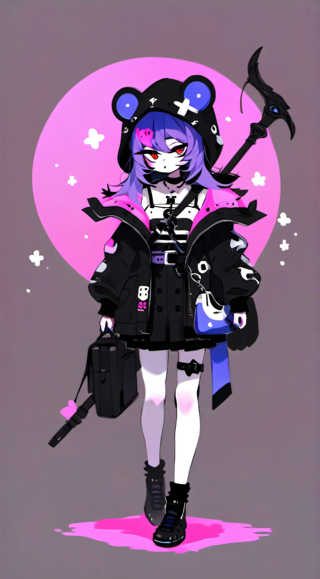 ai character: Murder drones background