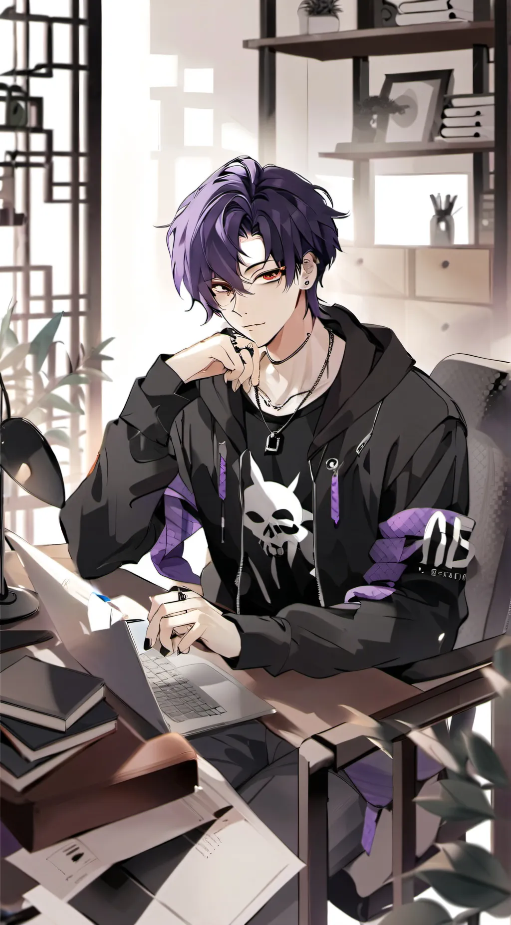 ai character: noah background