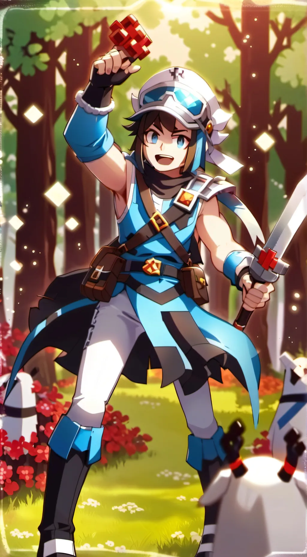 ai character: Steve descendent M background