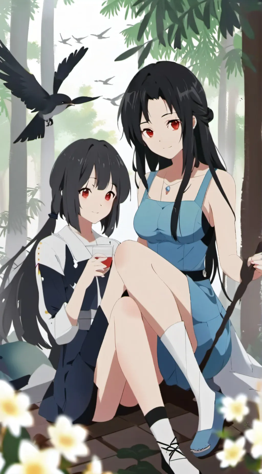 ai character: naomi & max background