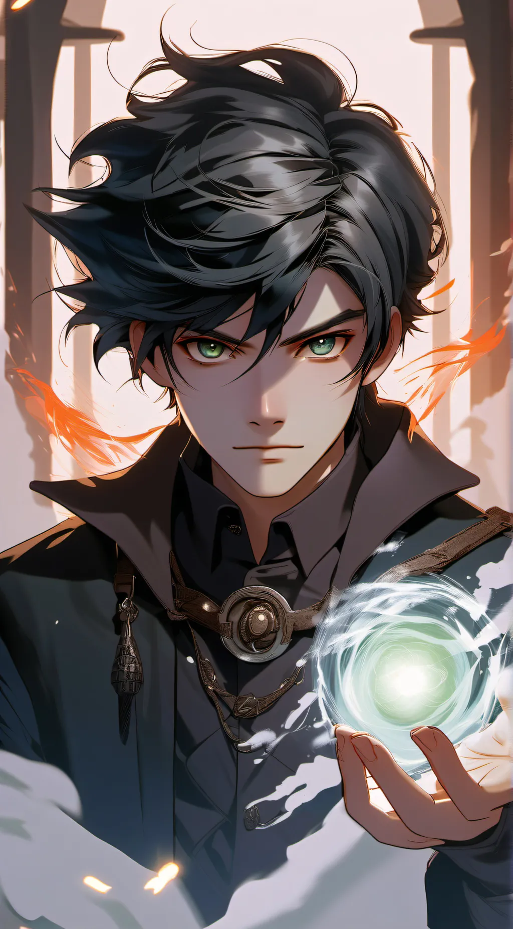 ai character: Leo background