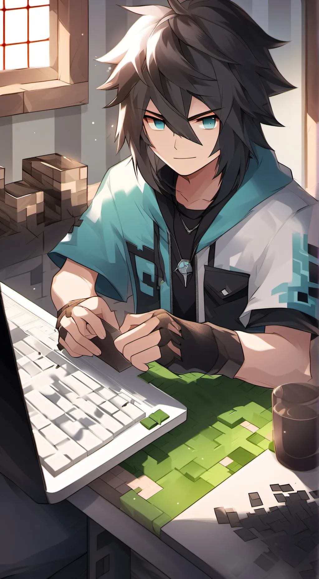 ai character: Ein background