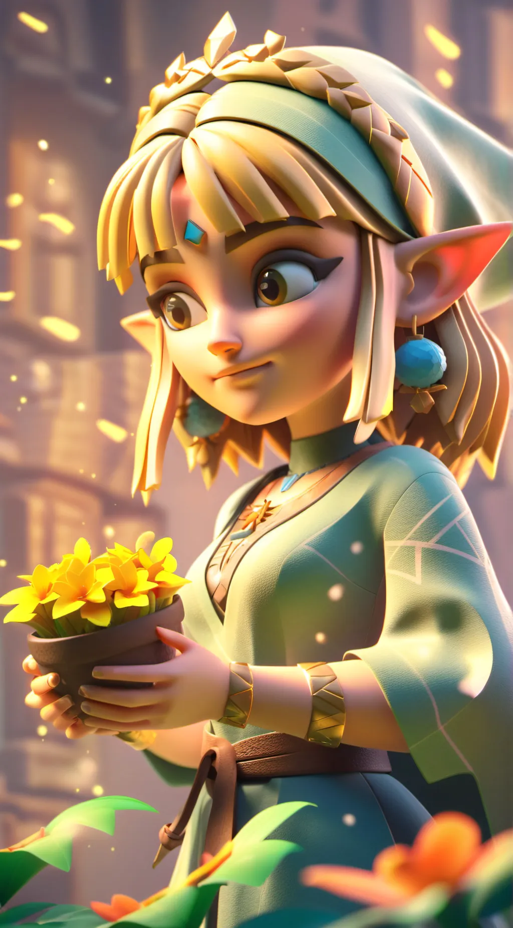 ai character: the princess Zelda background