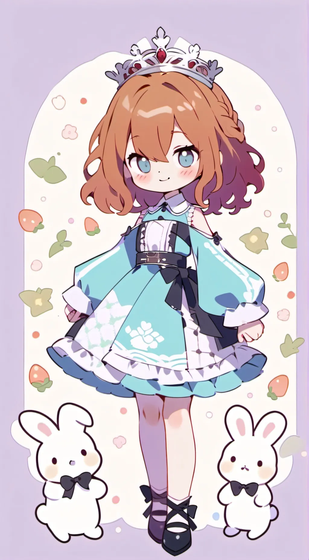 ai character: Miss ALICE chibi background