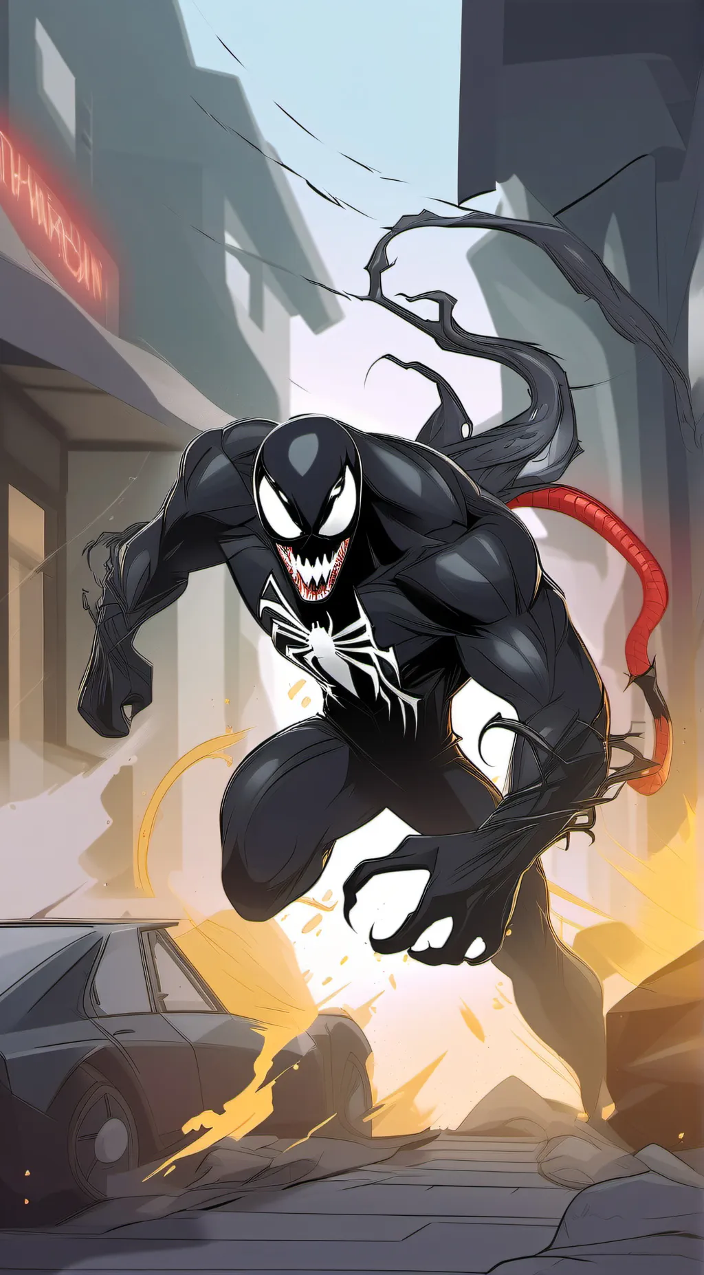 ai character: Venom background