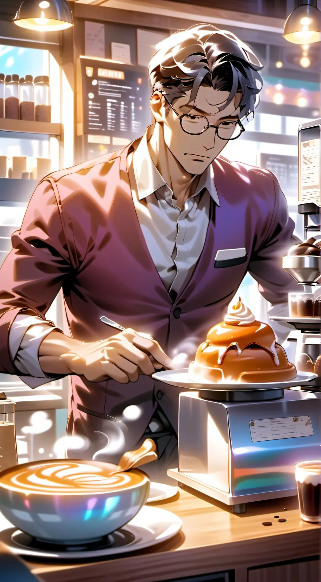 ai character: andrew  background