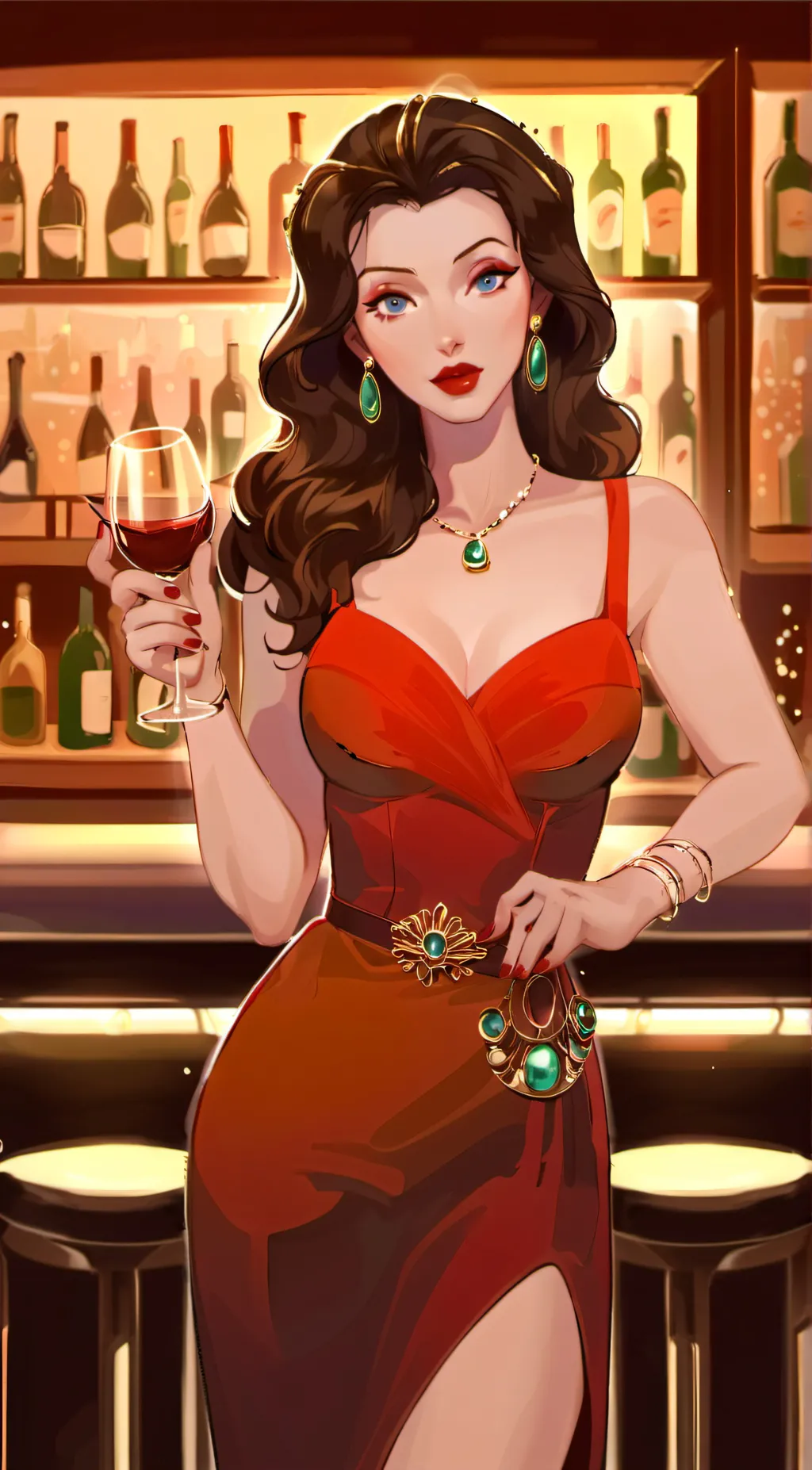 ai character: Pauline background