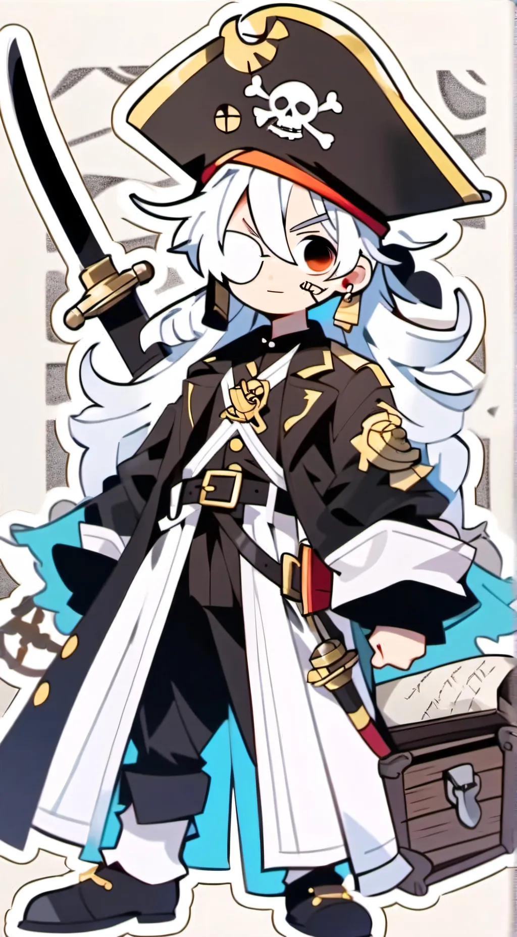 ai character: Pirate background