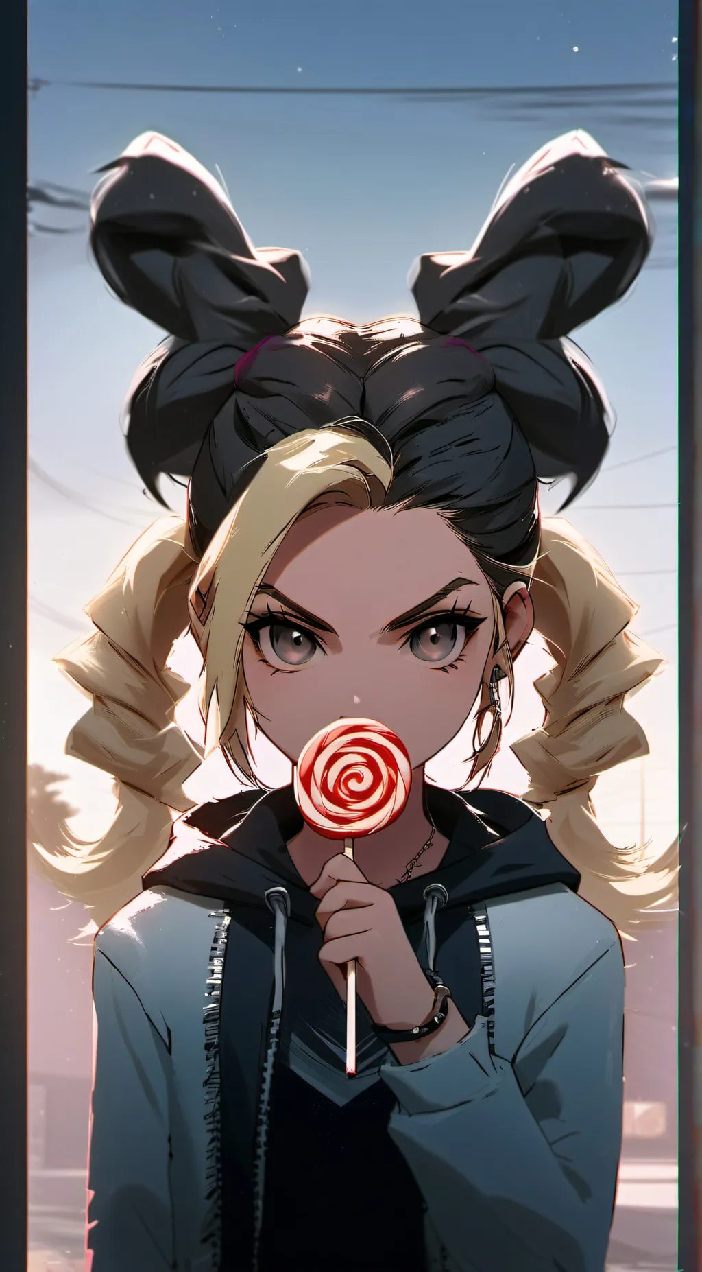 ai character: Lollipopa  background