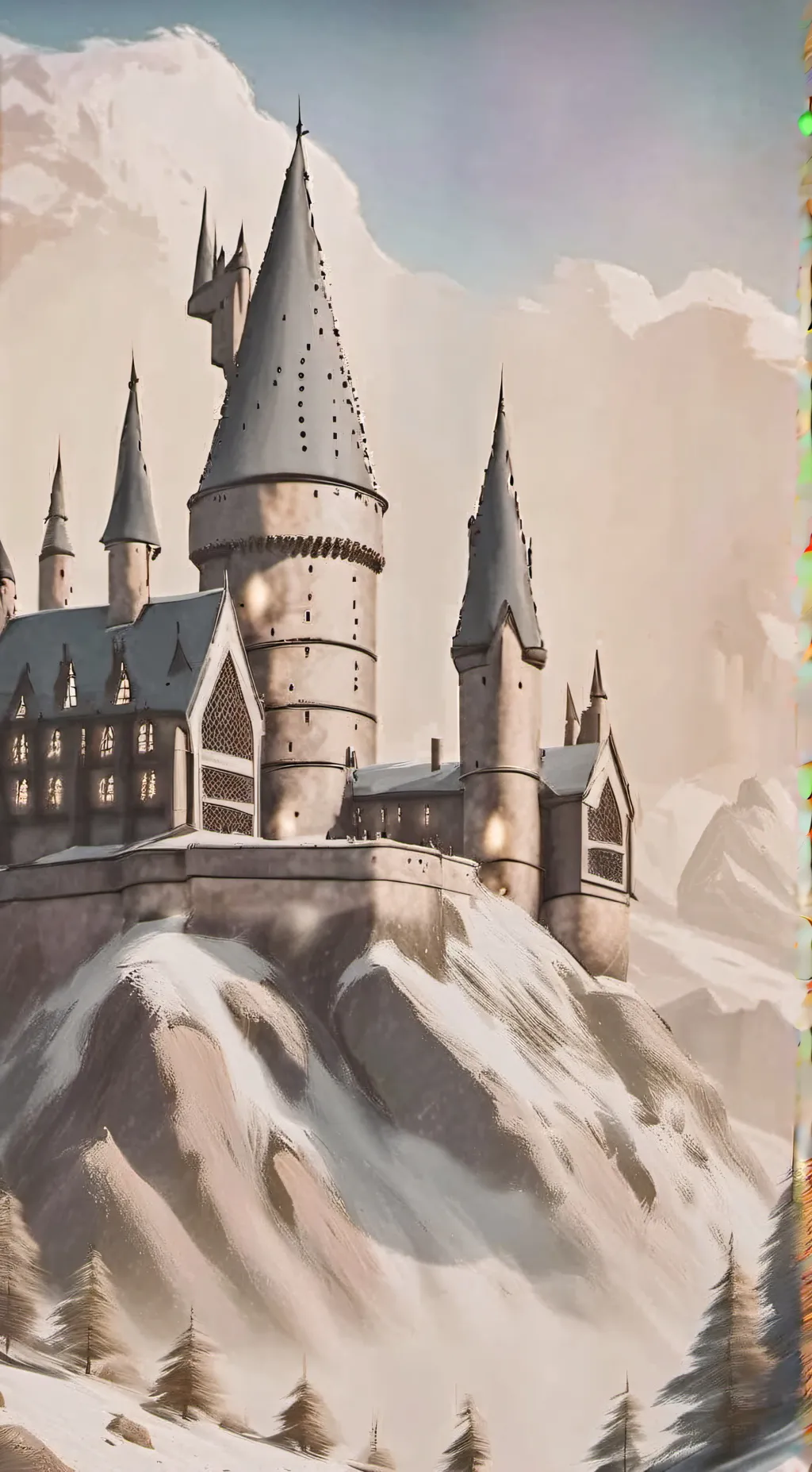 ai character: 💜🤍Hogwarts💜🤍 background