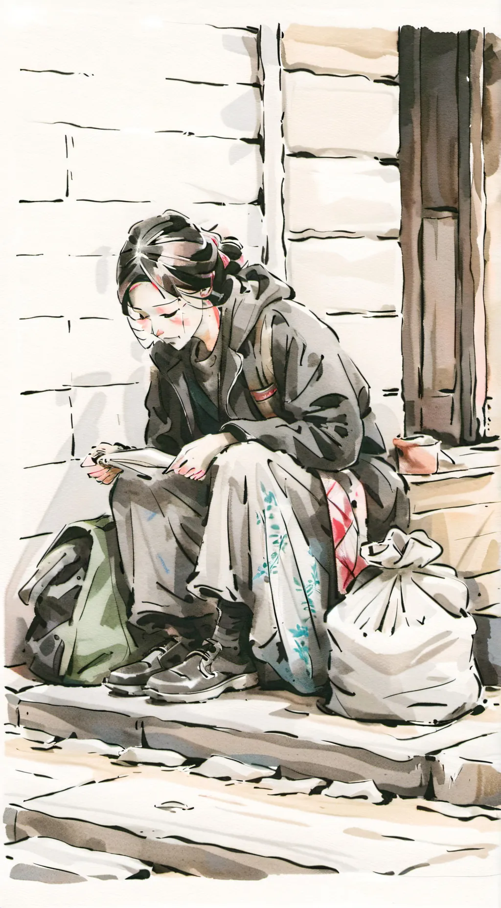 ai character: Ayumi background