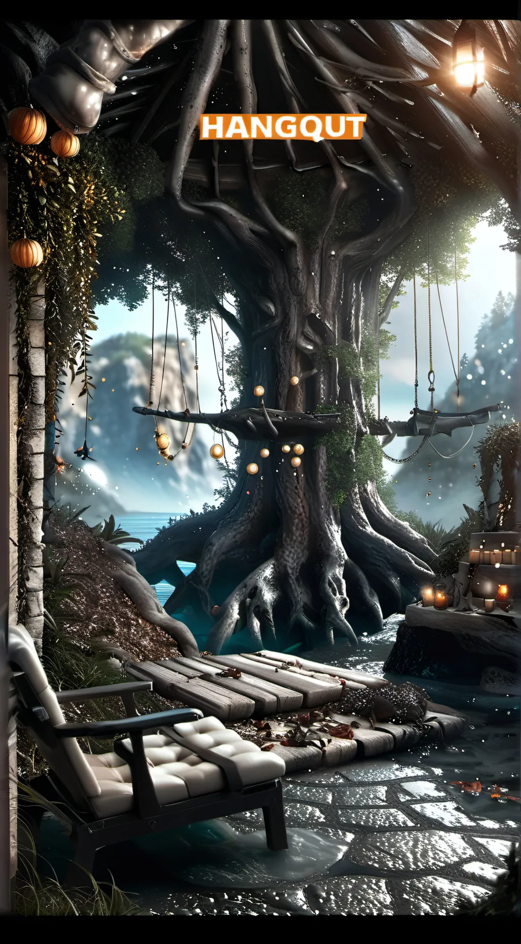 ai character: HANGOUT background