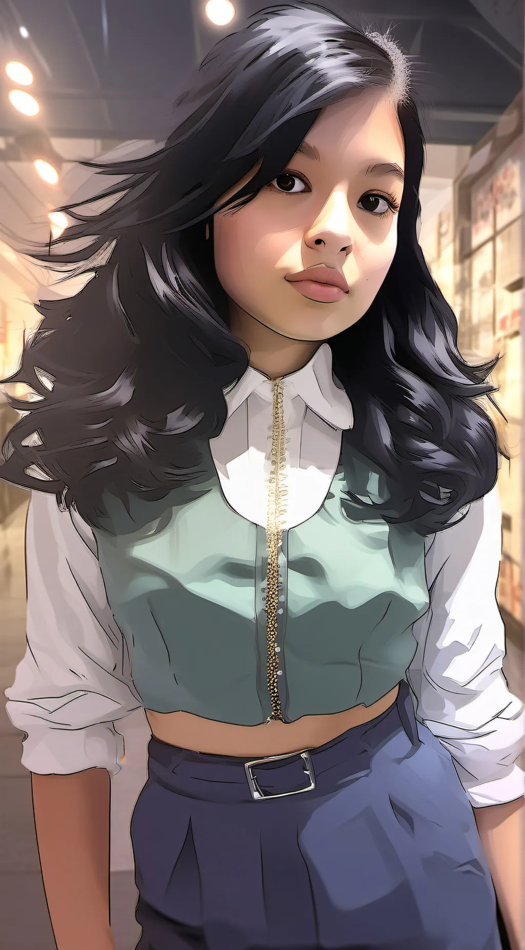 ai character: Saddye  background