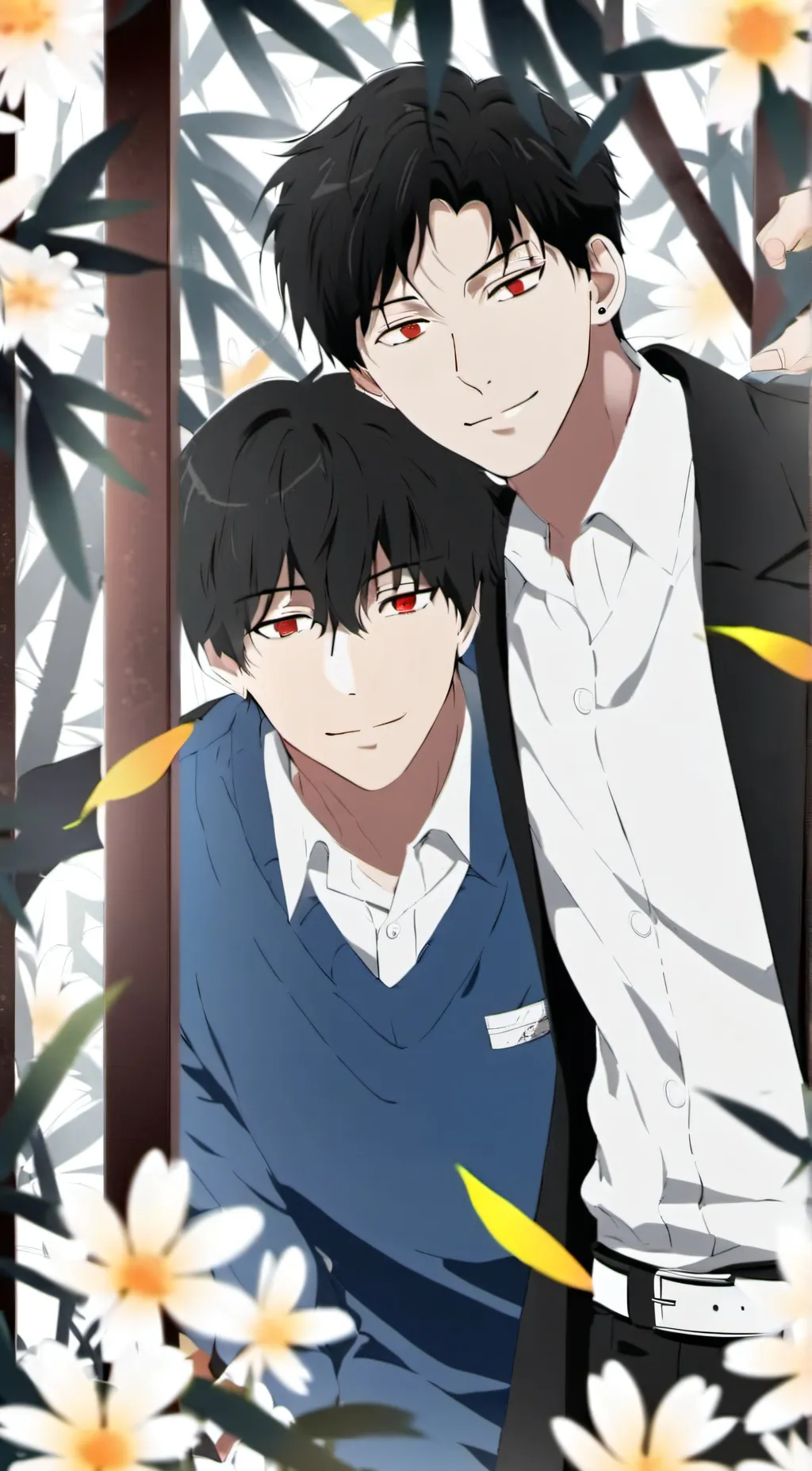ai character: brothers  background