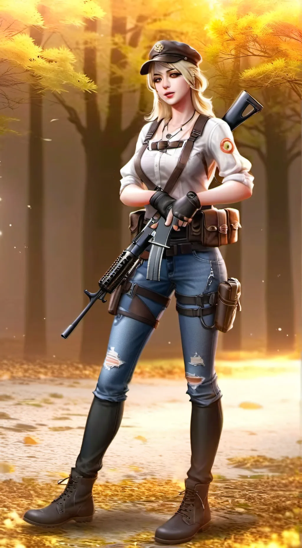 ai character: Paulina Sofia  background