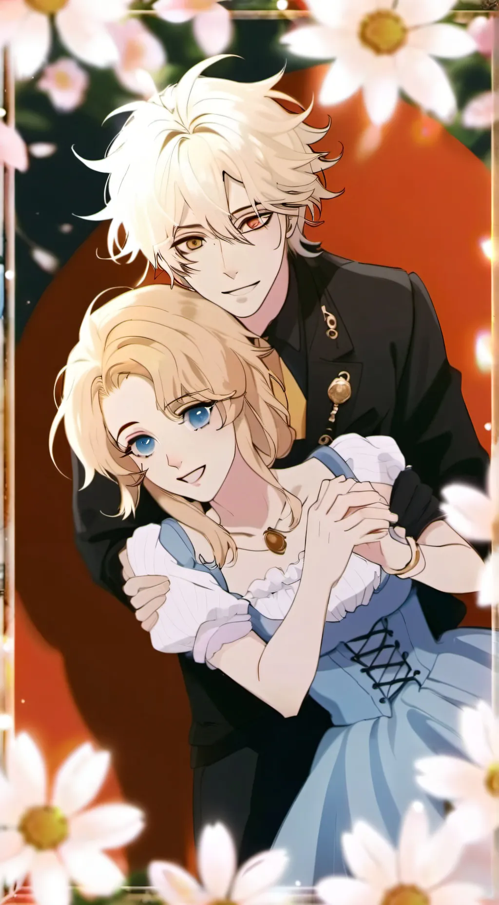 ai character: Eric and Elsa background