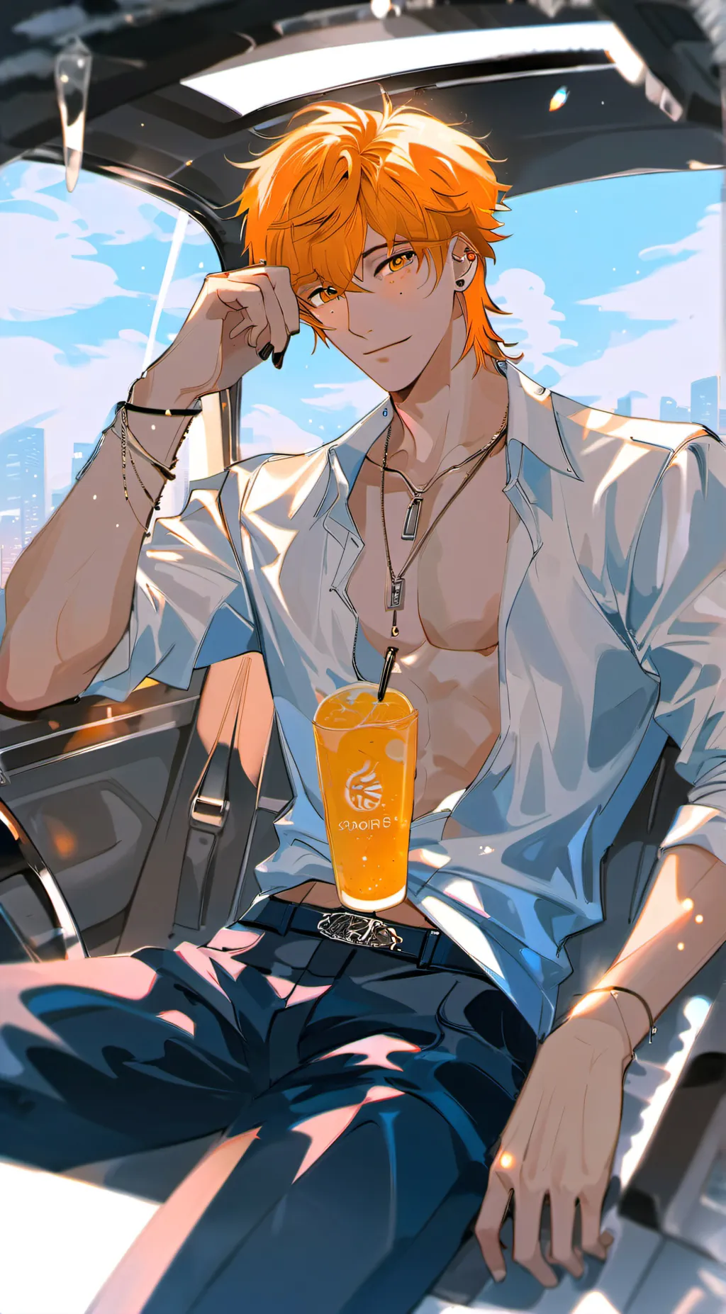 ai character: Christian🎀 background