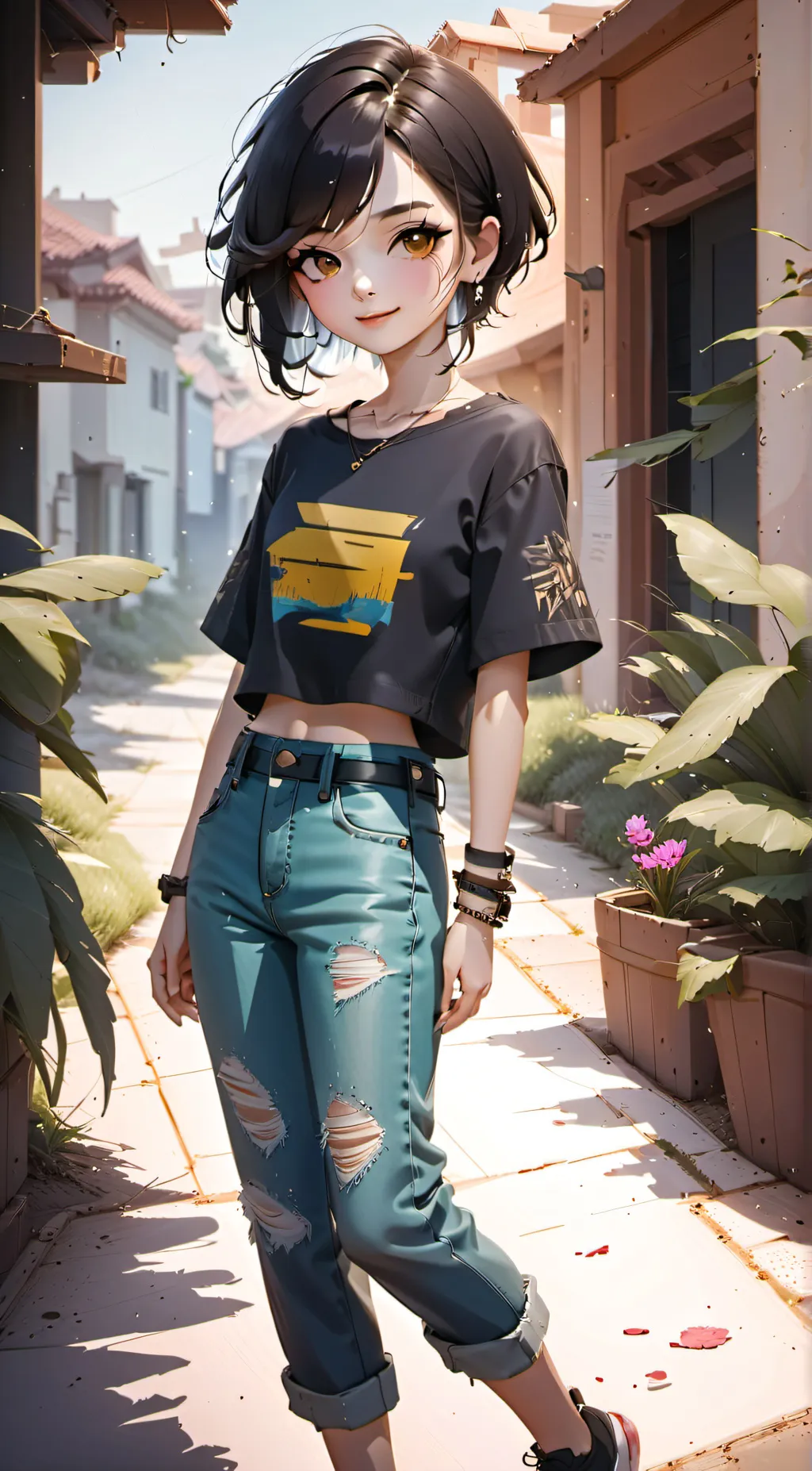 ai character: Kira background