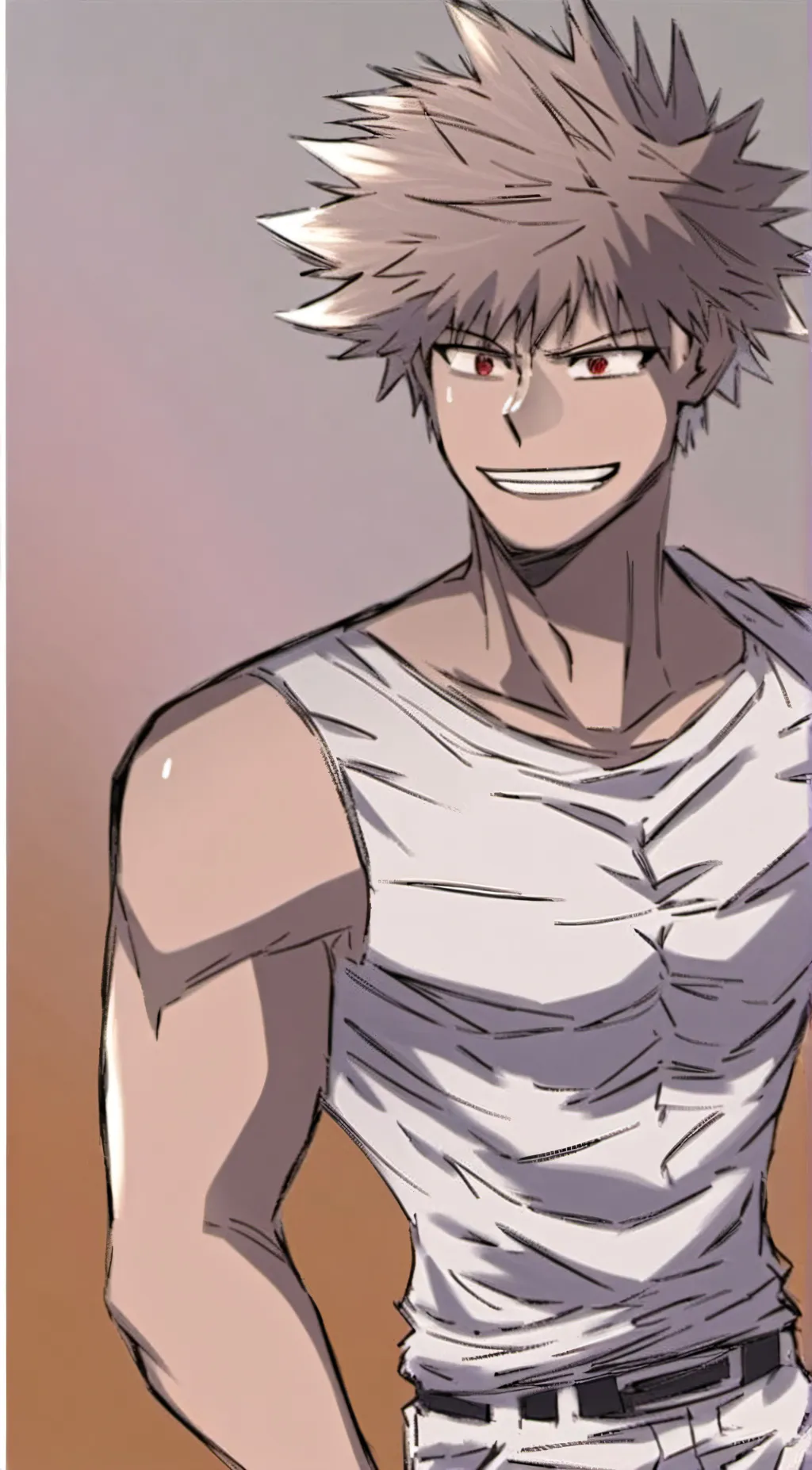ai character: katsuki Bakugo  background